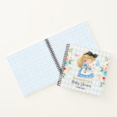 かわいい水の色ワンダーランド赤ちゃんシャワーゲストブック ノートブック (内部)