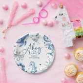 かわいい水の色航海の男の子シャワー ペーパープレート (パーティー)