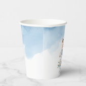 かわいい水の色航海の男の子シャワー 紙コップ (右)