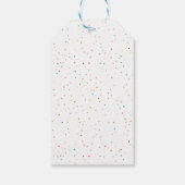 かわいい水の色Axolotlありがとうメッセージカード ギフトタグ (裏面)