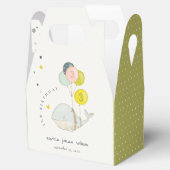 かわいい水中バルーンハートクジラ子供の誕生日 フェイバーボックス (オープン)