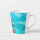かわいい水中マーメイド カフェラテマグ (右)