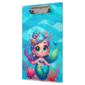 かわいい水中マーメイド クリップボード (左)