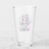 かわいい水中マーメイド タンブラーグラス (裏面)