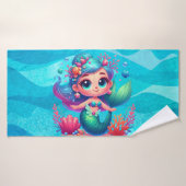 かわいい水中マーメイド バスタオル (バスタオル)