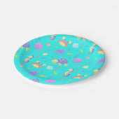 かわいい水中世界 ペーパープレート (アングル)