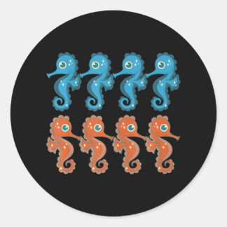 かわいい水中動物海魚の海生 ラウンドシール