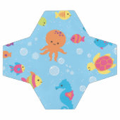 かわいい水中場面 サッカーボール (フラット)