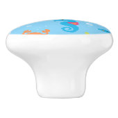 かわいい水中場面 セラミックノブ (側面)