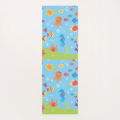 かわいい水中場面 ヨガマット (裏面)