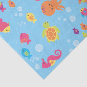 かわいい水中場面 薄葉紙 (詳細)