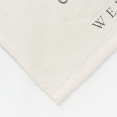 かわいい水中潜水艦モノグラムベビーマイルストーン フリースブランケット (角)