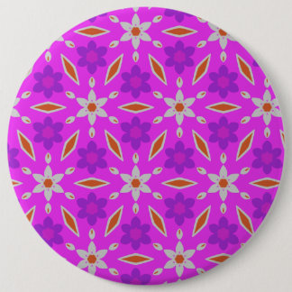 かわいい水仙の花とダイヤのボタン 缶バッジ