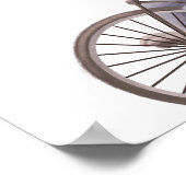 かわいい水彩うさぎ風船 | 壁のプリント ポスター (角)