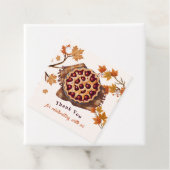 かわいい水彩さくらんぼパイ赤ちゃんシャワーありがとう フェイバータグ (インサイチュ)