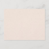 かわいい水彩ねずみが紅茶カップに入った誕生日 ポストカード (裏面)