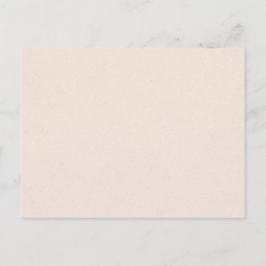 かわいい水彩ねずみが紅茶カップに入った誕生日 ポストカード (裏面)