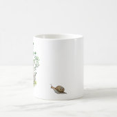かわいい水彩のきのこ模様のコーヒーマグカード コーヒーマグカップ (中央)