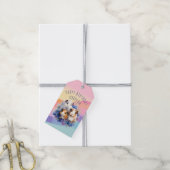 かわいい水彩のモルモット　お名前入り誕生日 ギフトタグ (より糸付き)