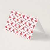 かわいい水彩の冬のキツネのクリスマス写真 (裏面)