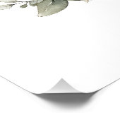 かわいい水彩の赤ちゃん動物とアルファベットの文字 ポスター (コーナー)