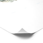 かわいい水彩の赤ちゃん動物とアルファベットの文字 ポスター (コーナー)