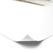 かわいい水彩の赤ちゃん動物と花 ポスター (コーナー)