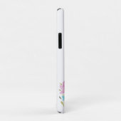 かわいい水彩の野の花のモノグラムデザイン Case-Mate iPhoneケース (裏面/右)