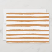 かわいい水彩アフリカ動物の誕生日写真 招待状 (裏面)