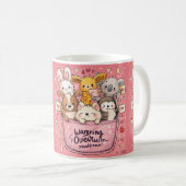 かわいい水彩イラスト コーヒーマグカップ (正面右)