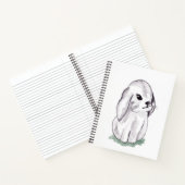 かわいい水彩ウサギ ノートブック (内部)
