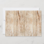 かわいい水彩キャンプワイルドワン ファーストバースデー 招待状 (裏面)