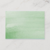 かわいい水彩サボテンの動きのお知らせ エンクロージャーカード (裏面)