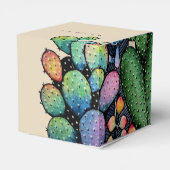 かわいい水彩サボテンの庭インポット フェイバーボックス (裏面サイド)