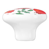 かわいい水彩ザクロの果実 セラミックノブ (側面)