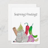 かわいい水彩シーズングリーティングノートカード ノートカード (正面/裏面)