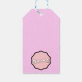 かわいい水彩スイカの贈り物ラベル ギフトタグ (裏面)