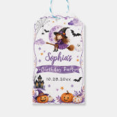 かわいい水彩ハロウィン お誕生日 ギフトタグ (正面)