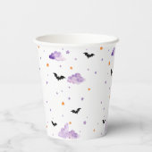 かわいい水彩ハロウィン お誕生日 紙コップ (裏面)