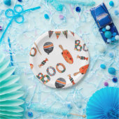 かわいい水彩ハローウィンパーティ ペーパープレート (パーティー)