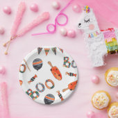 かわいい水彩ハローウィンパーティ ペーパープレート (パーティー)