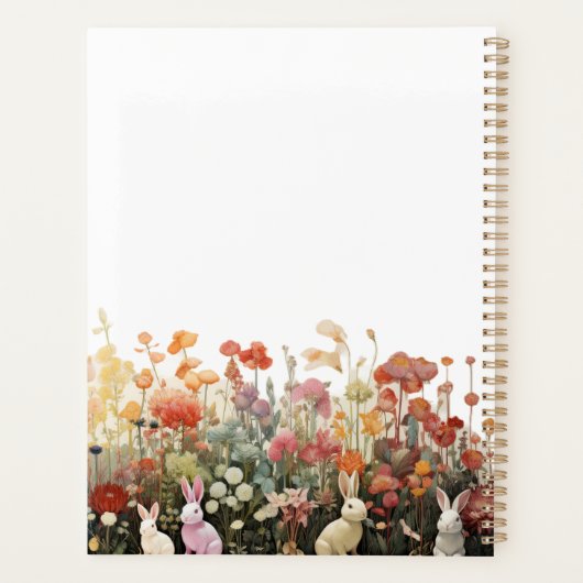 かわいい水彩フィールドマウスプランナー プランナー手帳 (裏面)