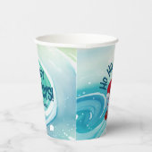 かわいい水彩フェスティバル紙カップ 紙コップ (右)