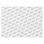 かわいい水彩フラワーボヘミアンドリームキャッチャー テーブルクロス (正面(横))