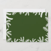 かわいい水彩ベビークマの第1誕生日 招待状 (裏面)