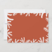 かわいい水彩ベビークマ赤ちゃんシャワー サンキューカード (裏面)