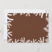 かわいい水彩ベビークマ赤ちゃんシャワー サンキューカード (裏面)