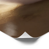 かわいい水彩ベビーバニーキッズルーム名ポスター ポスター (コーナー)