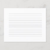 かわいい水彩ベーキングレシピカード (裏面)