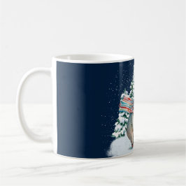 かわいい水彩ホッキョクグマ コーヒーマグカップ